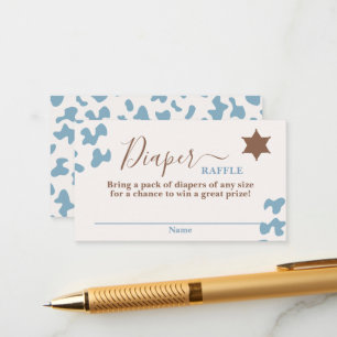 Carte D'accompagnement Un petit Baby shower Cowboy, Déchets de Repas