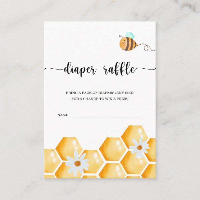 Carte D'accompagnement Un petit Baby shower de miel doux, le chapeau (Devant)