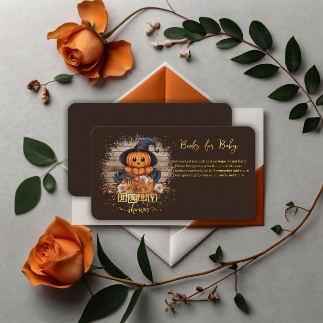 Carte D'accompagnement Un Petit Baby shower De Parties scintillant Kawaii (Créateur téléchargé)