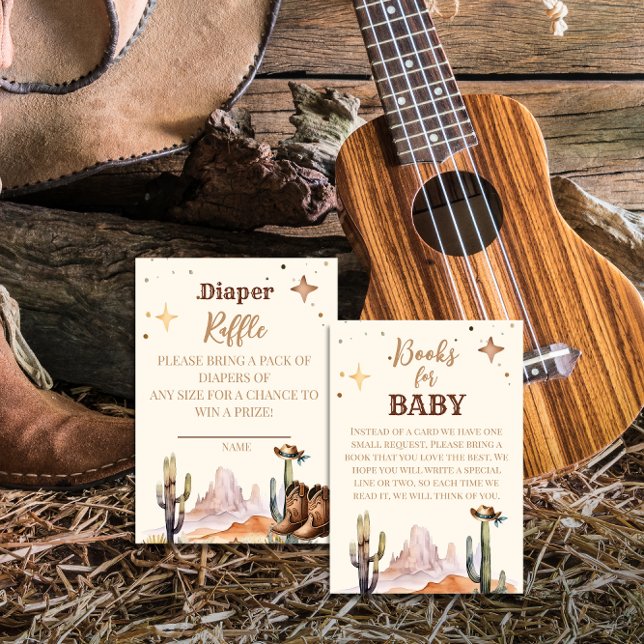 Carte D'accompagnement Un petit cowboy Western Boy Books for Baby (Créateur téléchargé)
