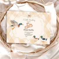 Un Petit Duckkker Baby shower Diapper Raffer