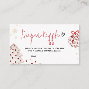 Carte D'accompagnement Un petit paquet de Joy Christmas Diaper Raffle
