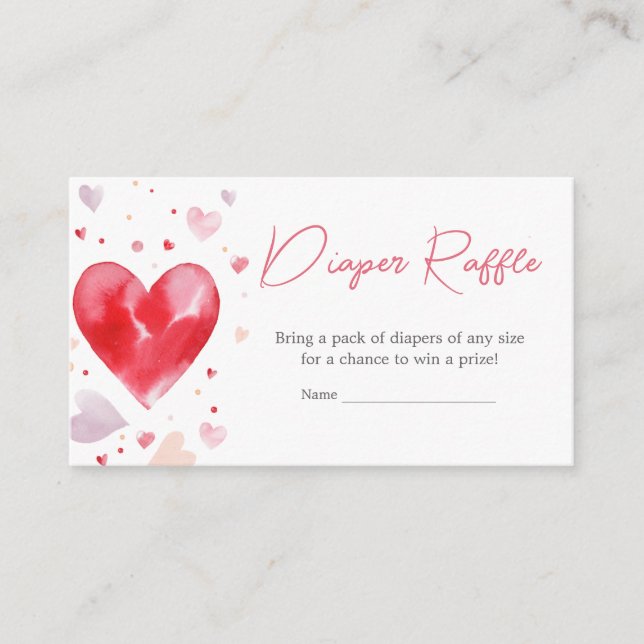 Carte D'accompagnement Un petit raffe de la Saint Valentin (Devant)