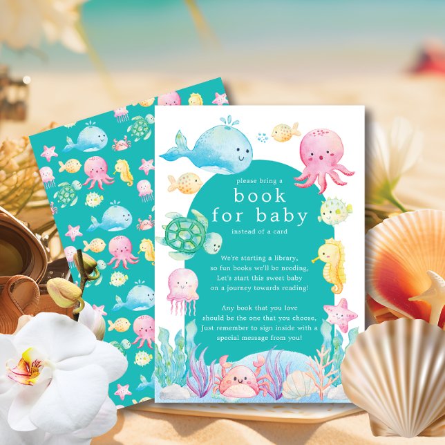 Carte D'accompagnement Under the Sea Adventure Book for Baby (Créateur téléchargé)