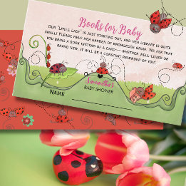 Carte D'accompagnement Une jolie petite coccinelle Livres pour bébé