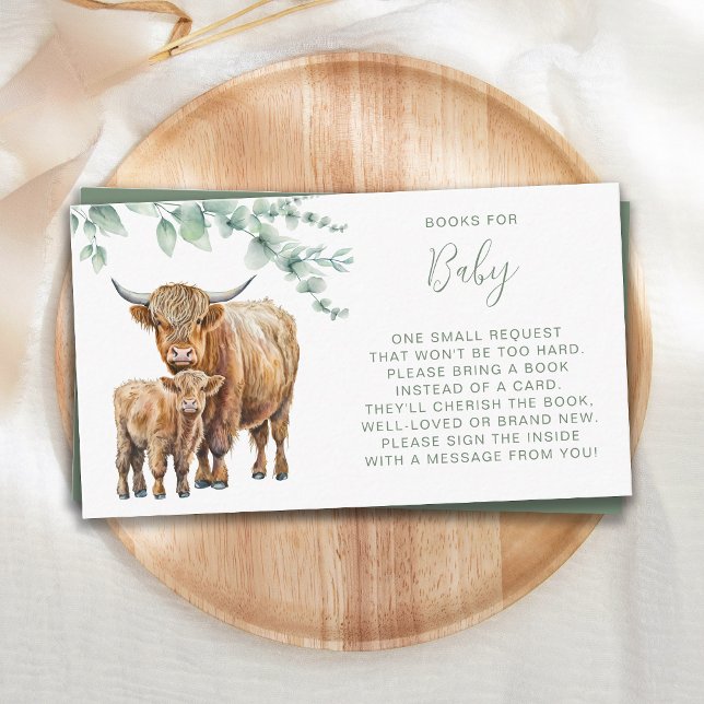 Carte D'accompagnement Vache des Highlands Ferme Animaux Livres Pour Bébé (Créateur téléchargé)