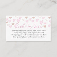 Valentine Baby shower Livre En lieu et place insér