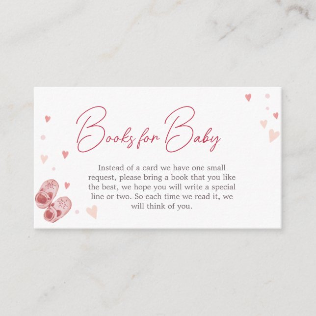 Carte D'accompagnement Valentine Sweetheart Baby showers Livres pour bébé (Devant)