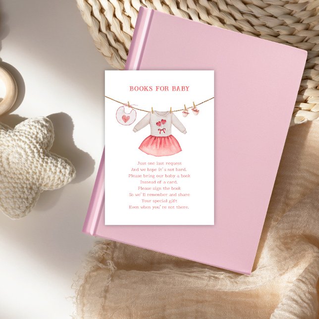 Carte D'accompagnement Valentine Sweetheart Girl Baby shower Demande de r (Créateur téléchargé)