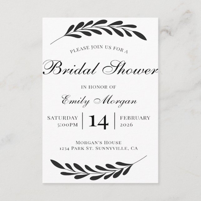 Carte D'accompagnement  Valentine's Day 14 February 2026 Card (Devant)