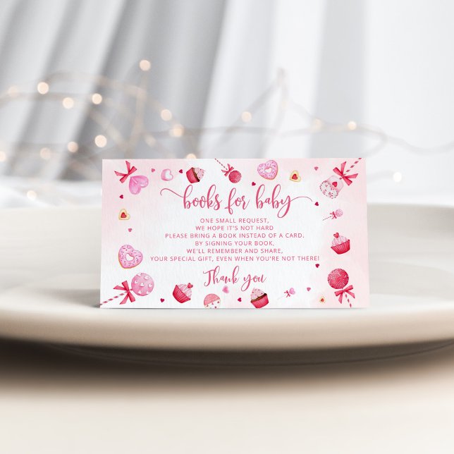 Carte D'accompagnement Valentines livres d'amour pour billet bébé (Créateur téléchargé)