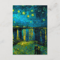 Van Gogh Nuit étoilée sur le Rhône