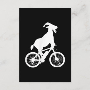 Carte D'accompagnement Vélo de chèvre Rider Funny Goat Lover Graphisme