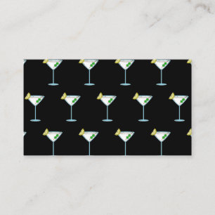 Carte D'accompagnement Verre à cocktail pour amateurs de Martini Barman A