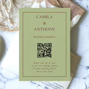 Carte D'accompagnement Vert violet rétro Y2K Funky Hippie Flower Motif