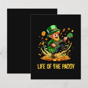 Carte D'accompagnement Vie du paddy, jour de la Saint-Patrick