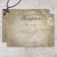 Vintage Gothique Pierre Angel Accueil Mariage