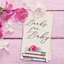 Vintage Script Floral Watercolor Livres pour bébé