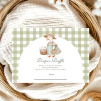 Vintage Vert Silly Goose Baby Diapper Raffle