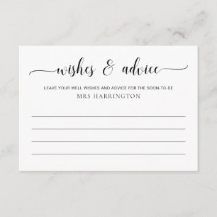 Carte D'accompagnement Voeux et conseils de Leyton