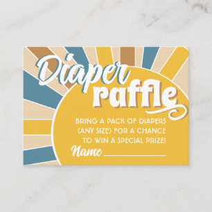 Carte D'accompagnement Voici le Son Diaper Raffle