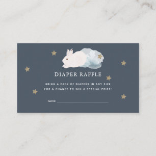 Carte D'accompagnement Voler Bunny Marine Baby shower Déchets Raffle Tick