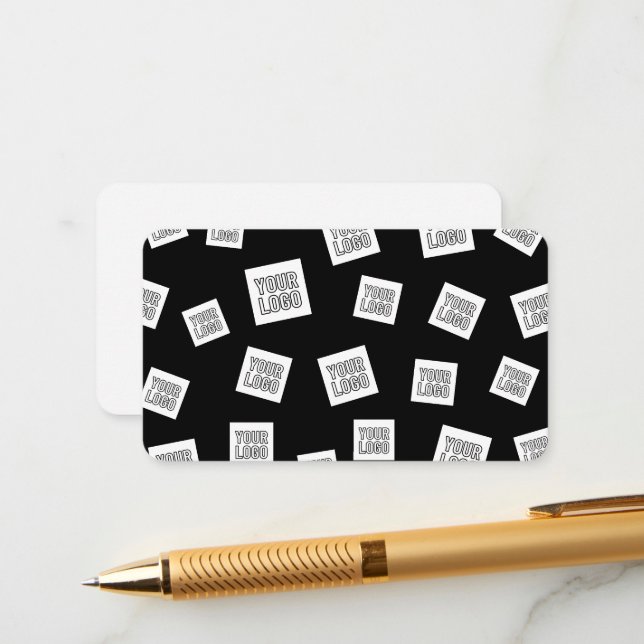 Carte D'accompagnement Votre logo, photo ou autre image | Placement aléat (Devant/Arrière en situation)