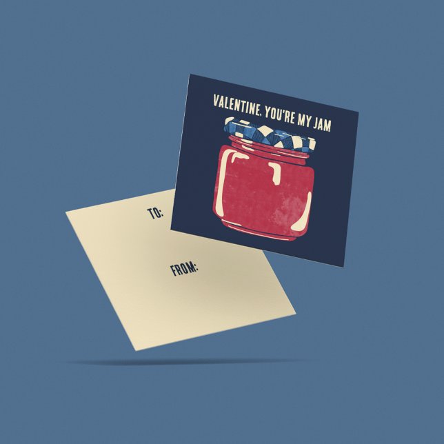Carte D'accompagnement Vous Êtes Ma Jam Classroom Valentine Card (Créateur téléchargé)