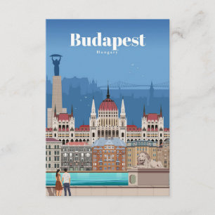 Carte D'accompagnement Voyage Art Voyage À Budapest