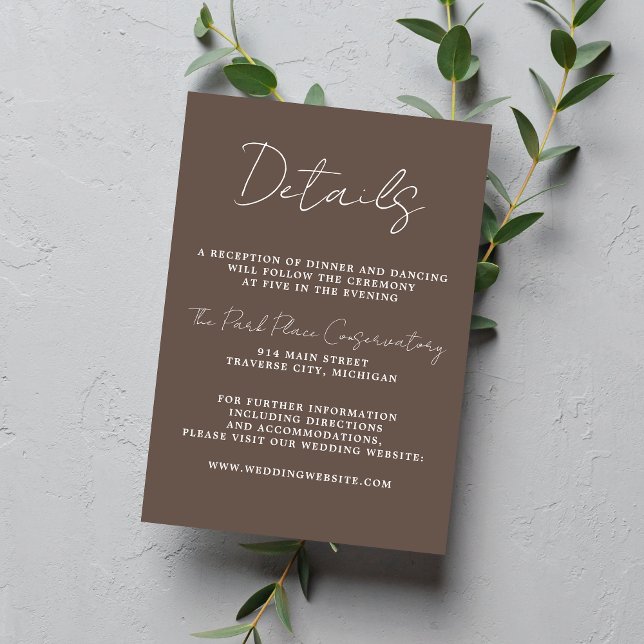 Carte D'accompagnement Vrai Simplicité 3 Script Mariage minimal de champi (Créateur téléchargé)