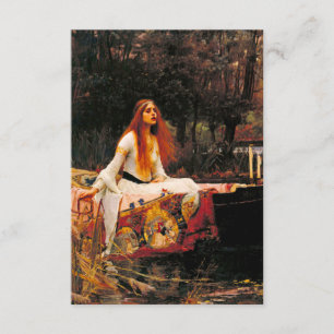 Carte D'accompagnement Waterhouse Lady of Shalott