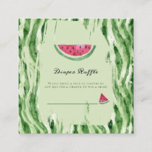 Watermelon Sweet Girl Summer Diaper Raffle