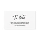 Whimsical Calligraphy Mariage Détails en ligne