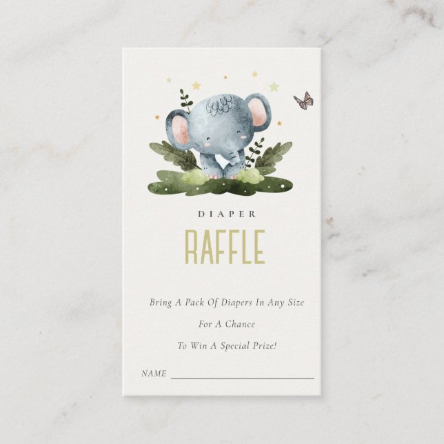 Carte D'accompagnement Wild Jungle Animaux Enfants Déchets Baby shower de (Devant)