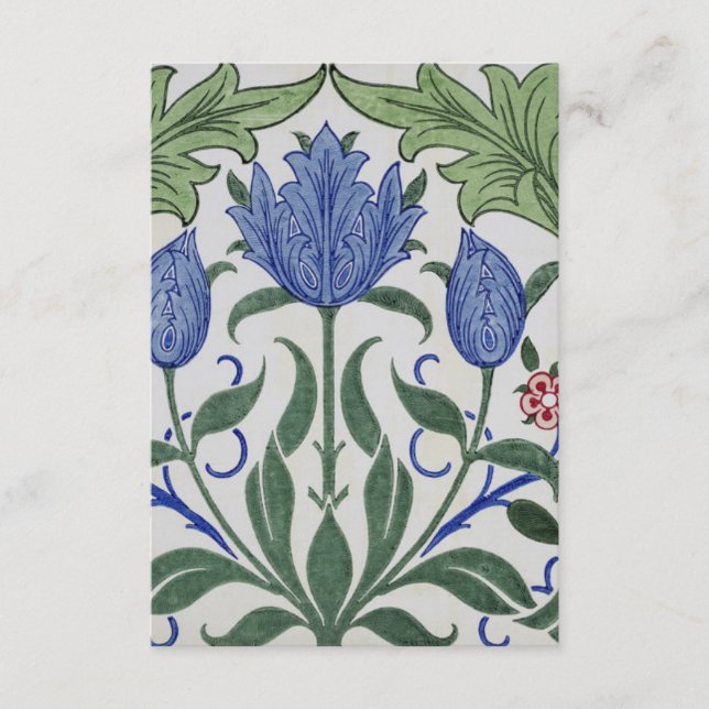 Carte D'accompagnement William Morris - Fond d'écran floral (Devant)