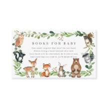 Woodland Animals Baby Shower Books For Baby