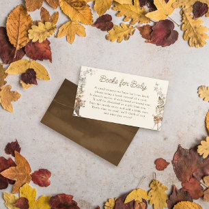 Carte D'accompagnement Woodland Forest Animaux Baby showers Livres Pour B