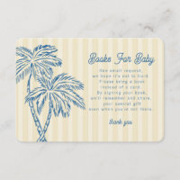 Yellow Palm Springs Pastel Books for Baby Insert