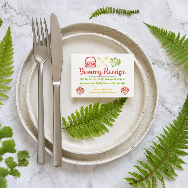 Carte D'accompagnement Yummy (Créateur téléchargé)