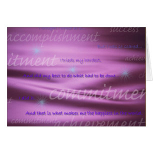 carte d'accomplissement
