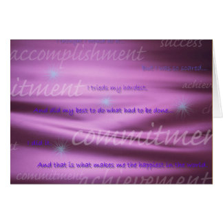 carte d'accomplissement