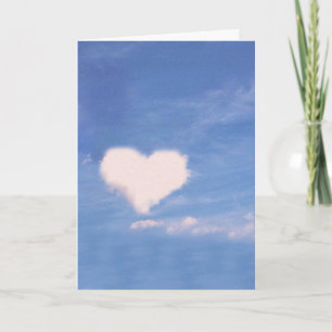 CARTE D'ACCUEIL : Cloud Heart_ Card