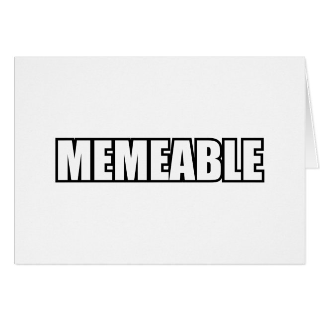 CARTE D'ACCUEIL MÉMÉABLE (Devant horizontal)