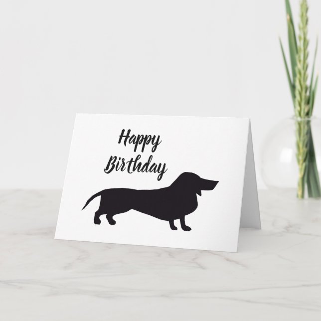 Carte Dachshund (Devant)