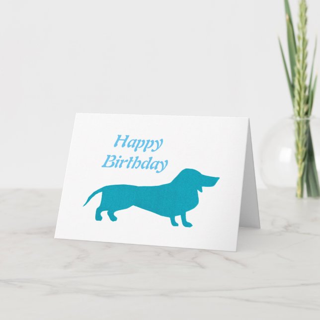 Carte Dachshund (Devant)