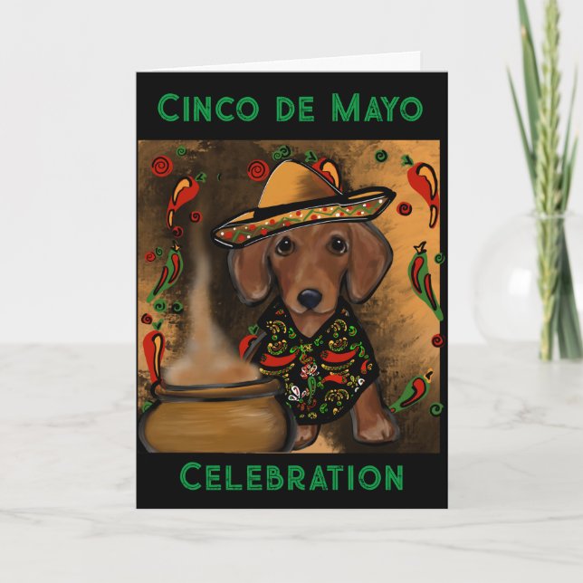 Carte Dachshund   (Devant)