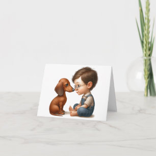 Carte Dachshund Best Buddy