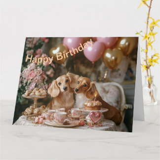 Carte Dachshunds Delight