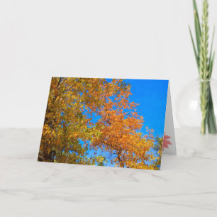 Carte d'action de grâce et d'automne 2