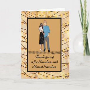 Carte d'action de grâce pour les parents attendus